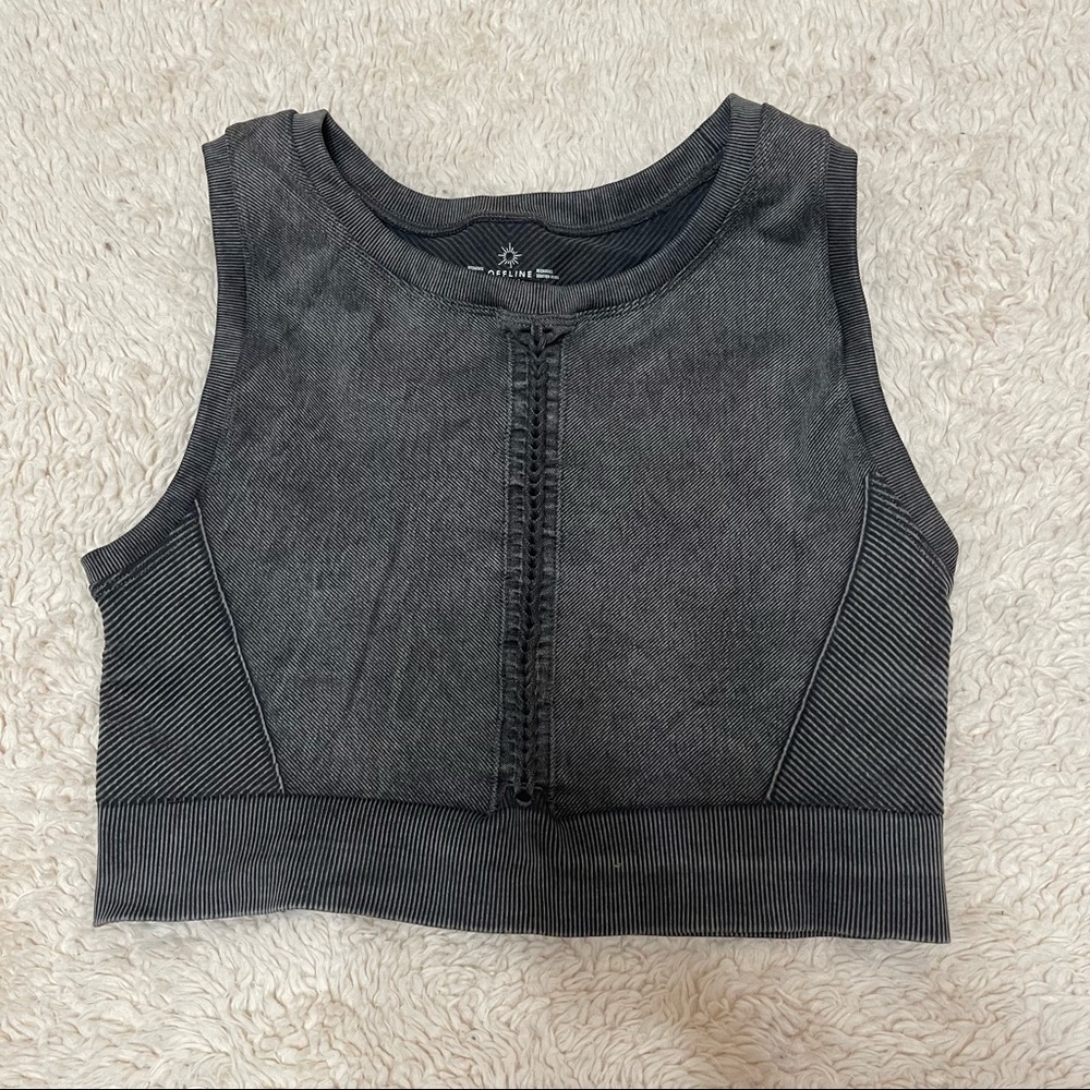 High Neck Aerie Sports Bra (Size XL)